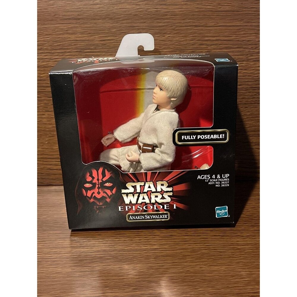 1998 Hasbro Star Wars Episode I Anakin Skywalker Fully Posable Action Figure-NEW